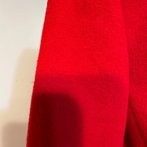 Wool And Cashmere Red Lined Pockets Blazer Jacket Size Medium - Picture 11 of 11